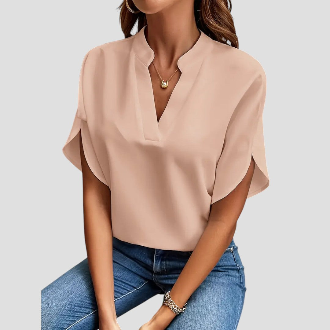 Elegancka Bluzka z Lekkiego Materiału