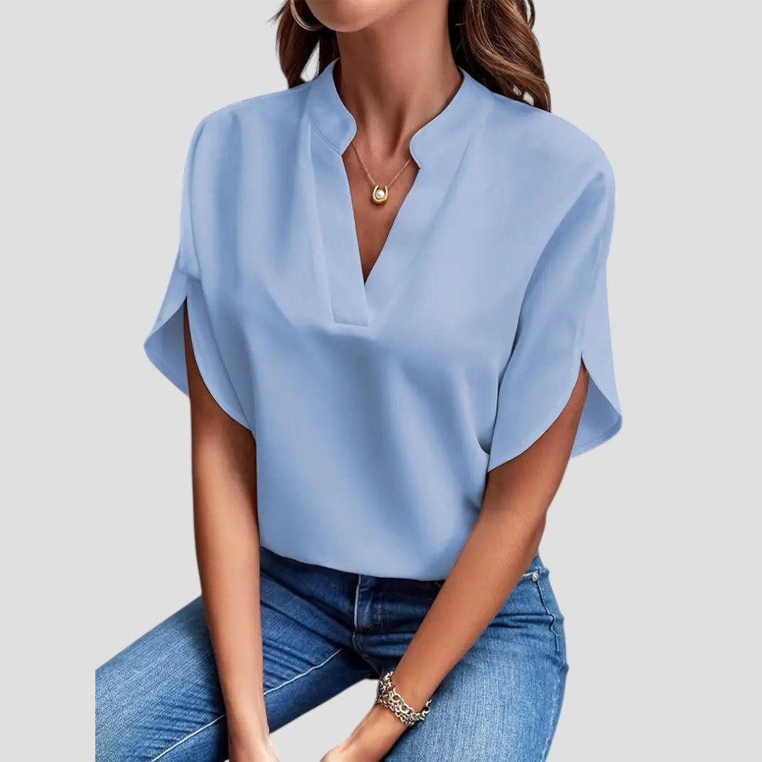 Elegancka Bluzka z Lekkiego Materiału