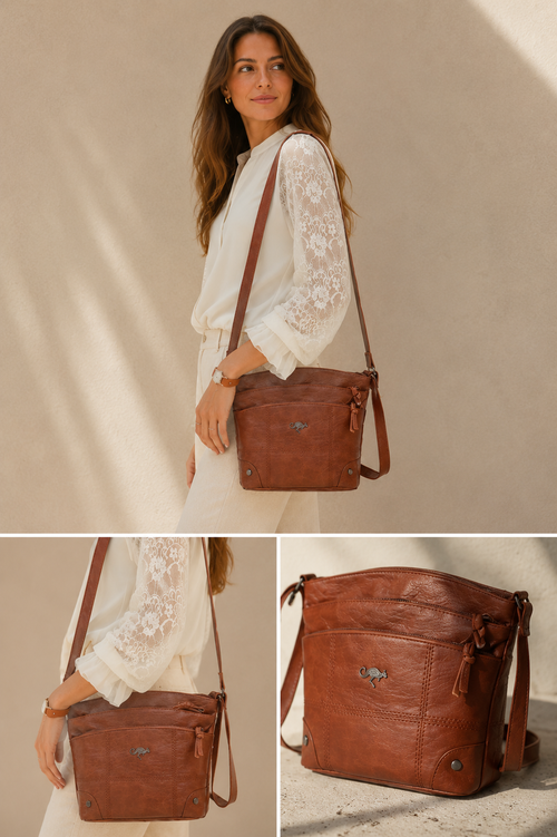 Elegancka Torebka Crossbody Kangur