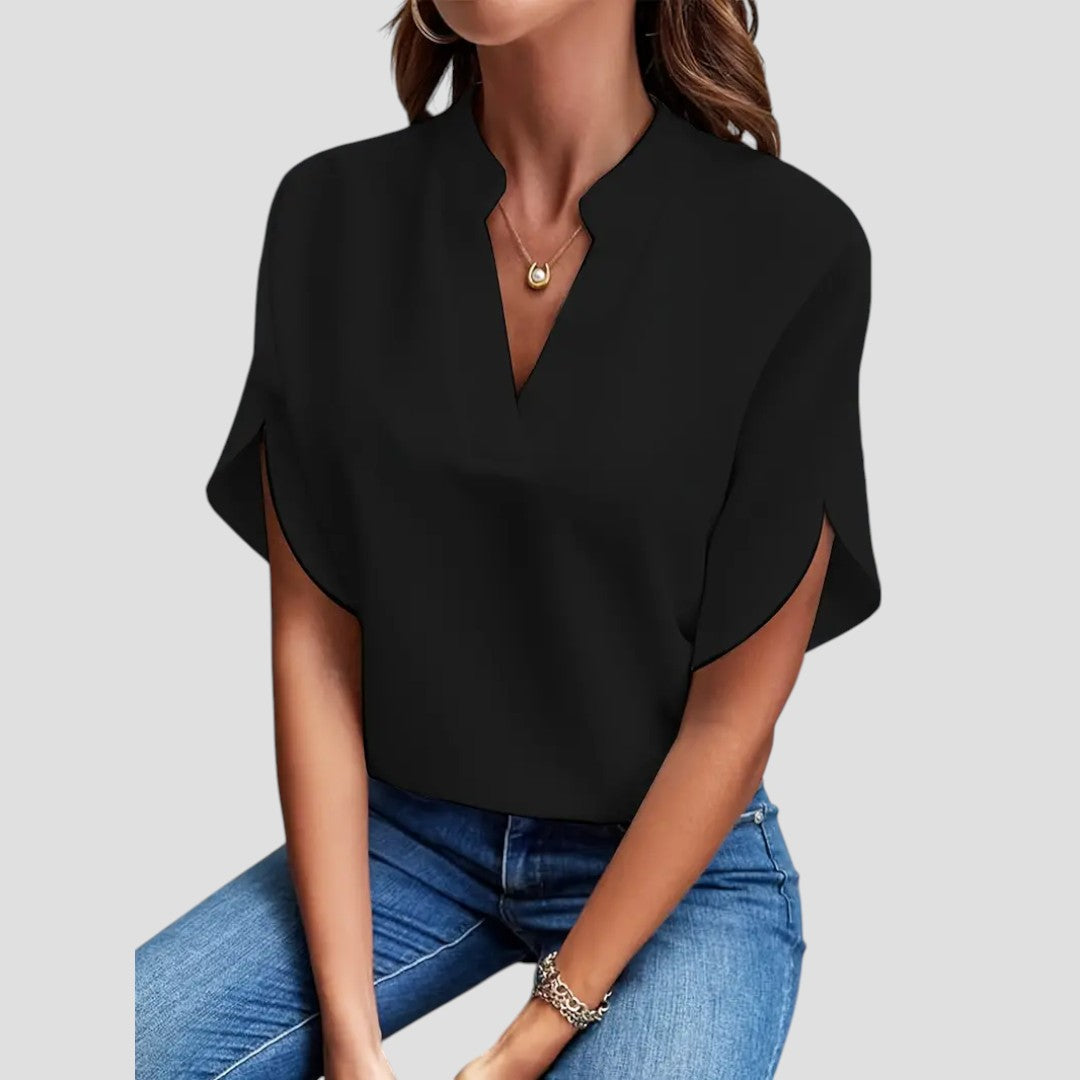 Elegancka Bluzka z Lekkiego Materiału