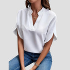 Elegancka Bluzka z Lekkiego Materiału